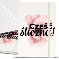 Notesy i bloczki - Notes Notatnik Bujo A5 Biały CZEŚĆ ŚLICZNA Wzory - miniaturka - grafika 1