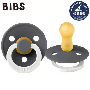 BIBS COLOUR IRON NIGHT  M Smoczek Uspokajający kauczuk Hevea - Śliniaki i fartuszki - miniaturka - grafika 1