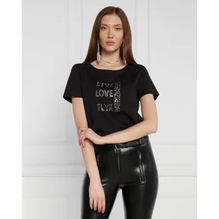Patrizia Pepe T-shirt Regular Fit - Koszulki i topy damskie - miniaturka - grafika 1
