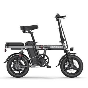 Rower Elektryczny, Engwe, 25 Km/h, zasięg 45 Km, Szary - Rowery elektryczne - miniaturka - grafika 1