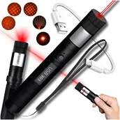 Prezentery i wskaźniki - Wskaźnik Laserowy Laser Czerwony Usb Mocny Pointer 50000 Mw Duży Zasięg - miniaturka - grafika 1