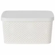 Pudła i pojemniki do przechowywania - Storage Solutions Koszyk do przechowywania biały 23 cm - miniaturka - grafika 1