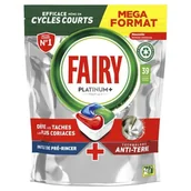 Środki do zmywarek - Fairy Platinum+ Anti-Terne Green 39szt (kapsułki do zmywarki) - miniaturka - grafika 1