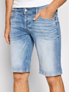 Guess Szorty jeansowe M1GD01 D4B73 Niebieski Slim Fit - Spodenki męskie - miniaturka - grafika 1