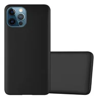 Etui i futerały do telefonów - Cadorabo Etui ochronne do Apple iPhone 12 PRO MAX Etui w kolorze czarnym Etui na telefon komórkowy Etui silikonowe z TPU - miniaturka - grafika 1