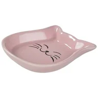 Miski dla kotów - AniOne Miska ceramiczna Happy Kitty Różowy - miniaturka - grafika 1