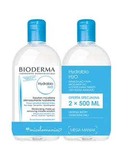 Bioderma hydrabio h2o - płyn micelarny do demakijażu 250 ml + 250 ml (duopack) - Płyny micelarne - miniaturka - grafika 1