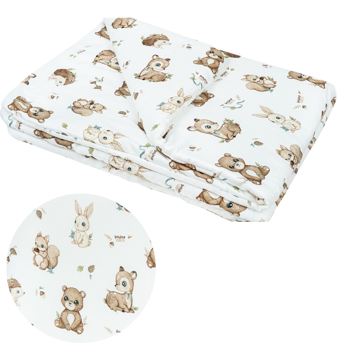 Bawełniana Kołderka Starszaka XL 140x200 cm Las