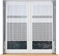 Firany - Adrianna Firana Żakardowa Wzór 018869 Wys. 110Cm, Kolor Biały (Na Metry) - miniaturka - grafika 1