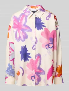 Bluzka o kroju relaxed fit z lyocellu model ‘Melina’ - Koszule damskie - miniaturka - grafika 1