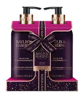 Zestawy kosmetyków damskich - Baylis&Harding XMASS- Zestaw Wild Fig & Pomegranate (Mydło 300 ml + Balsam 300 ml) - miniaturka - grafika 1