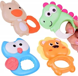 Jokomisiada Gryzak dla dziecka do masowania dziąseł Lew Sowa Dinozaur Wiewiórka ZA5003 - Gryzaki dla dzieci - miniaturka - grafika 1