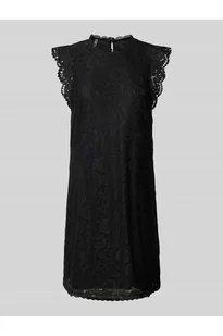 Sukienka mini z obszyciem koronką model OLLINE - Pieces - Sukienki - miniaturka - grafika 1