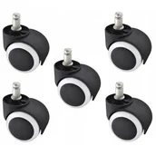 Fotele i krzesła biurowe - Kółka kauczukowe do foteli obrotowych H3-R74 - miniaturka - grafika 1