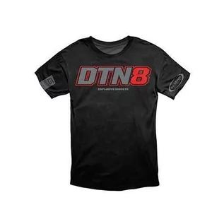 Koszulki sportowe męskie - GASPARI NUTRITION T-Shirt DTN8- Black - Koszulka - grafika 1