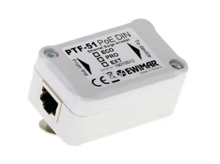 Ewimar Ogranicznik przepięć sieci LAN PTF-51-ECO/PoE/DIN PTF-51-ECO/POE/DIN - Akcesoria do monitoringu - miniaturka - grafika 1