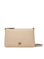 Torebki damskie - PINKO Torebka Flat Horizontal Mini AI 25-26 104277 A0F1 Beżowy - miniaturka - grafika 1