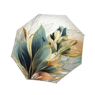 Parasole - Parasol damski Doppler Carbonsteel Long Felicity półautomatyczny długi kwiatowy wzór - miniaturka - grafika 1