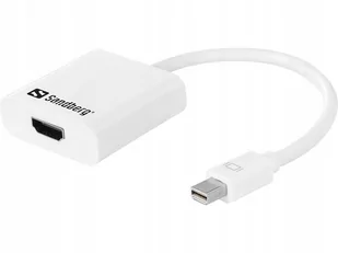 Sandberg adapter Mini DisplayPort>HDMI 508-29 - Adaptery i przejściówki - miniaturka - grafika 2