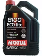 Oleje silnikowe - Motul 8100 Eco-lite 5w30 5l 8100 ecolite 5w30 5l - miniaturka - grafika 1