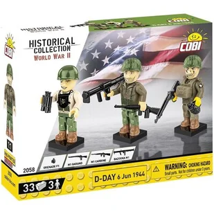 Klocki plastikowe COBI Historical Collection World War II D-Day 6 Jun 1944 COBI-2058 - Klocki - miniaturka - grafika 1