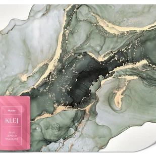 FOTOTAPETA DO SALONU ABSTRAKCJA ZIELONY MARMUR STYL GLAMOUR ZŁOTO 350x256 - Fototapety FOTOTAPETA DO SALONU ABSTRAKCJA ZIELONY MARMUR STYL GLAMOUR ZŁOTO 350x256 - Fototapety - miniaturka - grafika 1