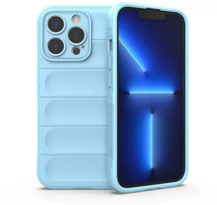 Magic Shield Case etui do iPhone 13 Pro Max elastyczny pancerny pokrowiec jasnoniebieski - Etui i futerały do telefonów - miniaturka - grafika 1