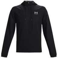 Kurtki męskie - Męska wiatrówka Under Armour Sportstyle Windbreaker Rozmiar: M / Kolor: czarny - miniaturka - grafika 1