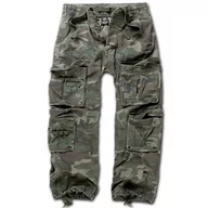 Spodnie męskie - Brandit Spodnie Pure Vintage Woodland, kolor: Woodland Camo , rozmiar: xl 1003-10 - miniaturka - grafika 1