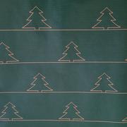 Opakowania i torebki na prezenty - Papier zielony choinki do pakowania 70cmx2m 70mCH - miniaturka - grafika 1