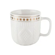 Kubki - Kubek reliefowany ze złotym zdobieniem 340 ml - miniaturka - grafika 1