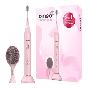 Omeo Teeth&Face E4097 Różowy - Szczoteczki elektryczne - miniaturka - grafika 1