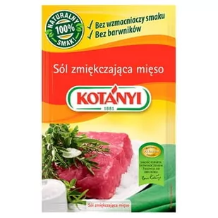 Kotanyi Polonia Sp Z O.O SÓL ZMIĘKCZAJĄCA MIĘSO 30G zakupy dla domu i biura 57706988 - Przyprawy i zioła sypkie - miniaturka - grafika 1