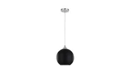 Lampy sufitowe - Lumina Deco Deco NOWOCZESNA LAMPA WISZĄCA CZARNA LOBOS D20 LDP 107-200 - miniaturka - grafika 1