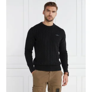 Aeronautica Militare Sweter | Regular Fit - Swetry męskie - miniaturka - grafika 1