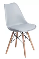 Fotele i krzesła biurowe - D2.DESIGN Krzesło Norden DSW PP szare 1608 113213 - miniaturka - grafika 1