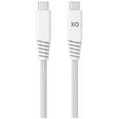 Kable USB - Xqisit Kabel USB Typ-C USB Typ-C Extra Strong Braided 45571 2m Biały - miniaturka - grafika 1