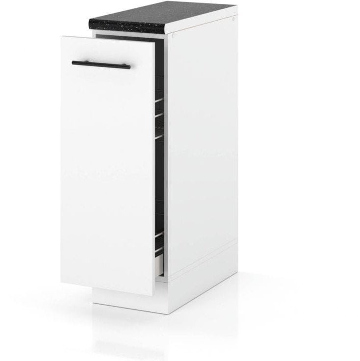 Szafka Kuchenna Stojąca Z Blatem Szafka Cargo 20cm Spremium Biały Mat