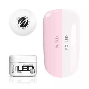 Silcare Żel Budujący High Light Led Pink 100g - Żele do paznokci - miniaturka - grafika 1