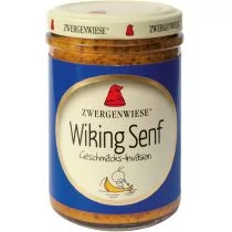 Zwergenwiese MUSZTARDA WIKING BEZGLUTENOWA BIO 160 ml - ZWERGENWIESE - Sosy w torebkach - miniaturka - grafika 1