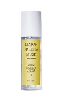Rated Green Lemon-Freesia-Musk - Perfumowana mgiełka do włosów ułatwiająca rozczesywanie 80 ml - Kosmetyki do stylizacji włosów - miniaturka - grafika 1