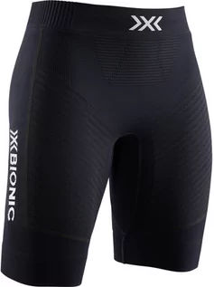 Spodnie sportowe damskie - X-Bionic Invent 4.0 Run Speed Spodnie krótkie Kobiety, czarny L 2022 Spodenki kompresyjne - grafika 1