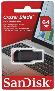 SanDisk Cruzer Blade 64GB (SDCZ50-064G-B35) - Pendrive - miniaturka - grafika 4
