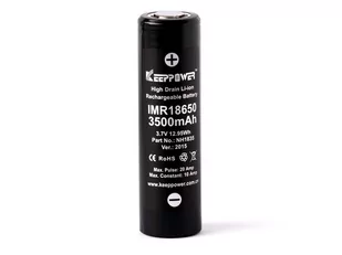 Keeppower IMR18650 - 3500mAh 3,6VV - 3,7V Li-ion - Baterie i akcesoria - miniaturka - grafika 1