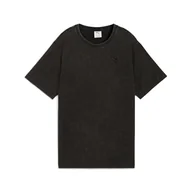 Koszulki męskie - ESS Elevated Relaxed Wash Tee PUMA Black - miniaturka - grafika 1