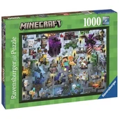 Puzzle - Ravensburger Puzzle Minecraft Challenge 17188 1000 elementów) 17188 - miniaturka - grafika 1