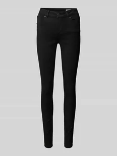 Jeansy o kroju skinny fit z 5 kieszeniami model ‘LUX’ - Spodnie damskie - miniaturka - grafika 1