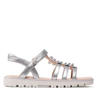 Buty dla dziewczynek - Sandały Geox J S.Starblush G.C J25FYC 0NF07 C1007 S Srebrny - miniaturka - grafika 1