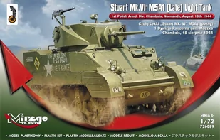 Mirage Hobby czołgi lekki Stuart MkVI M5A1 726089 - Modele do sklejania - miniaturka - grafika 1