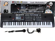 Instrumenty muzyczne dla dzieci - Organy keyboard z mikrofonem radio - miniaturka - grafika 1